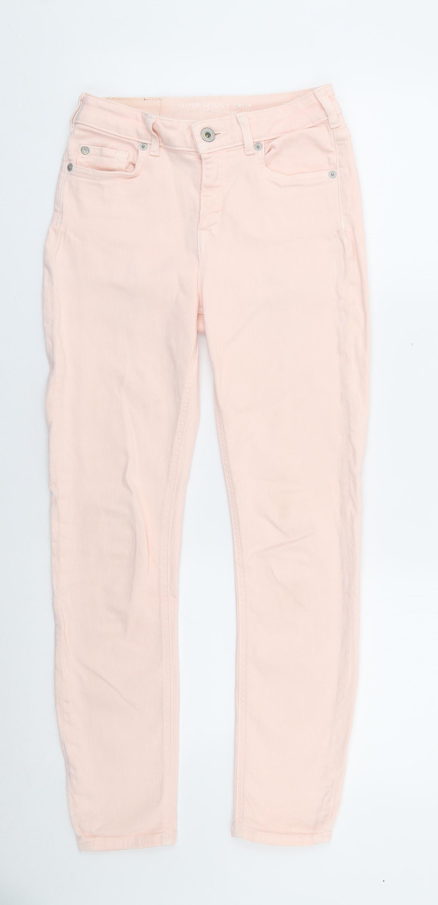 Womens UK Size 26 in Jack Wills Extra-Slim Fit Skinny Pink Jeans