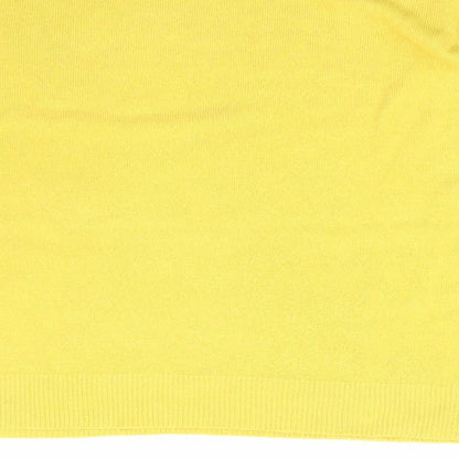 Womens UK Size 20 Marks and Spencer Yellow Pullover Jumper