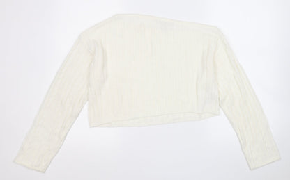 Womens UK Size 12 ASOS White Pullover Jumper