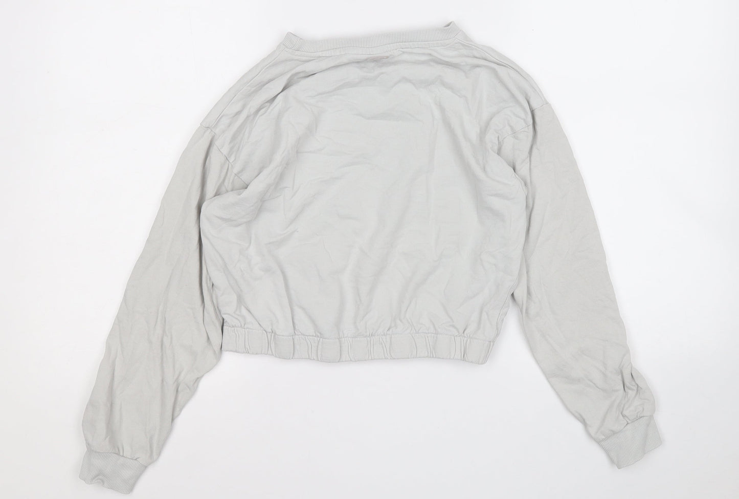 Sketchers Girls Grey  Cotton Pullover Sweatshirt Size 10-11 Years   - California