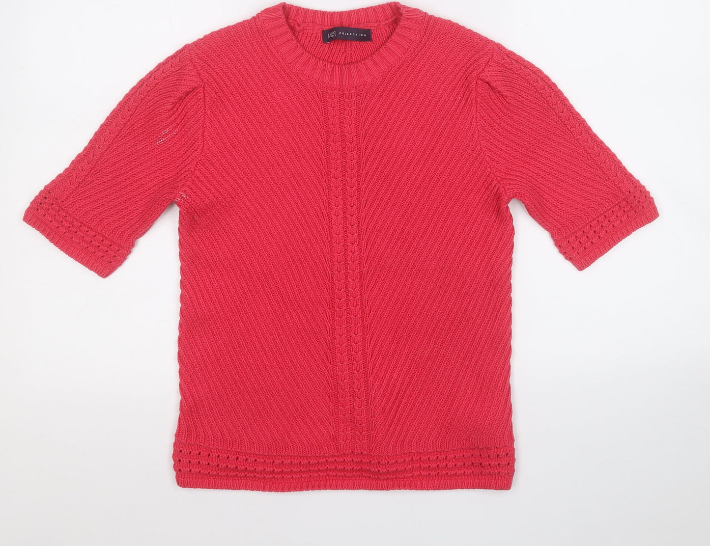 Womens UK Size 10 Marks and Spencer Pink Pullover Jumper