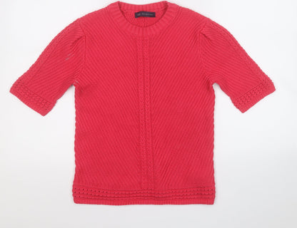Womens UK Size 10 Marks and Spencer Pink Pullover Jumper