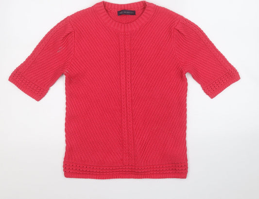 Womens UK Size 10 Marks and Spencer Pink Pullover Jumper