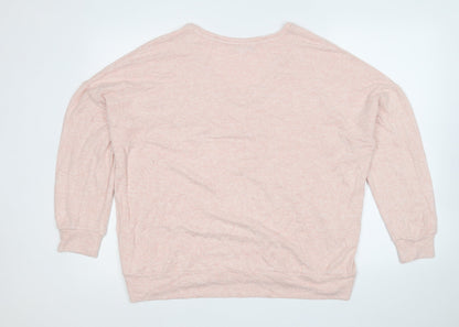 Womens UK Size 12 Wallis Pink Pullover Jumper