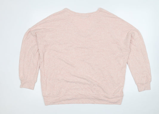 Womens UK Size 12 Wallis Pink Pullover Jumper