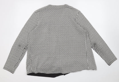Womens UK Size 18 Papaya White Pullover Jumper