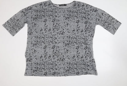 Womens UK Size 18 Simply Be Grey Basic Blouse