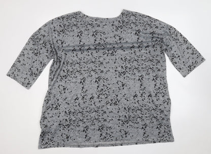 Womens UK Size 18 Simply Be Grey Basic Blouse