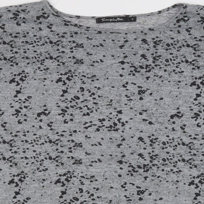 Womens UK Size 18 Simply Be Grey Basic Blouse