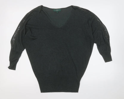 Womens UK Size 12 NEXT Green Pullover Jumper