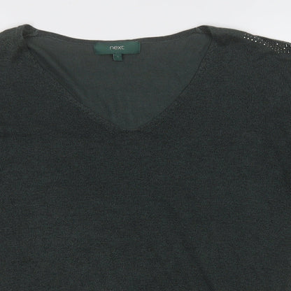 Womens UK Size 12 NEXT Green Pullover Jumper