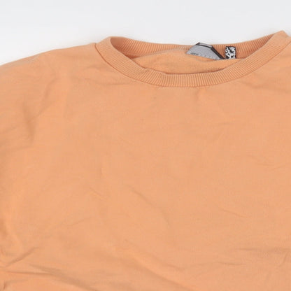 Mens UK Size L ASOS Orange Pullover Sweatshirt