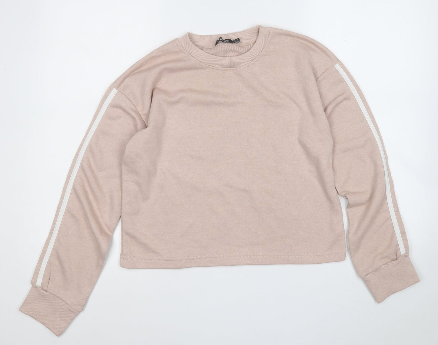 Boohoo Womens Pink  Polyester Pullover Sweatshirt Size 8