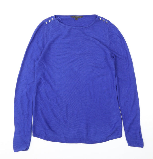 Womens UK Size 10 Bonmarché Blue Pullover Jumper