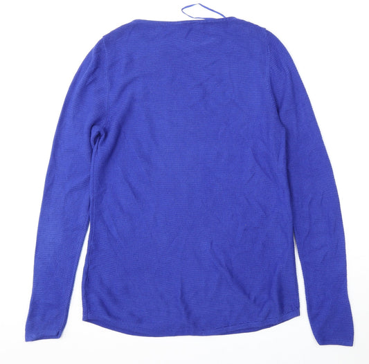 Womens UK Size 10 Bonmarché Blue Pullover Jumper