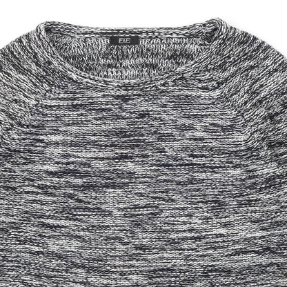 F&F Womens Grey Round Neck  Polyester Pullover Jumper Size L