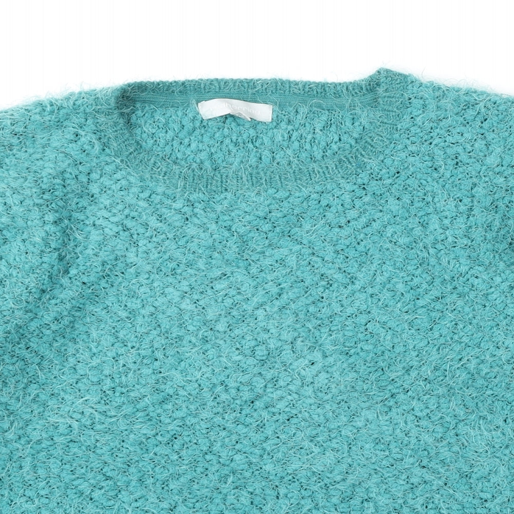 Womens UK Size 14 Red Herring Green Pullover Jumper