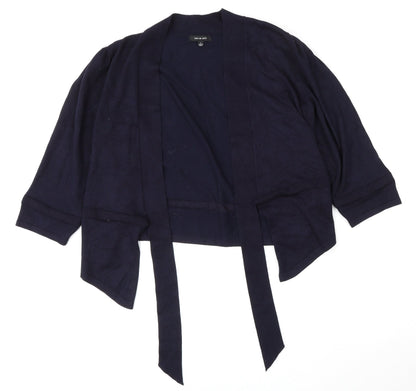 Womens UK Size L Verve Ami Blue Cardigan Jumper