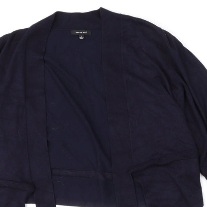 Womens UK Size L Verve Ami Blue Cardigan Jumper