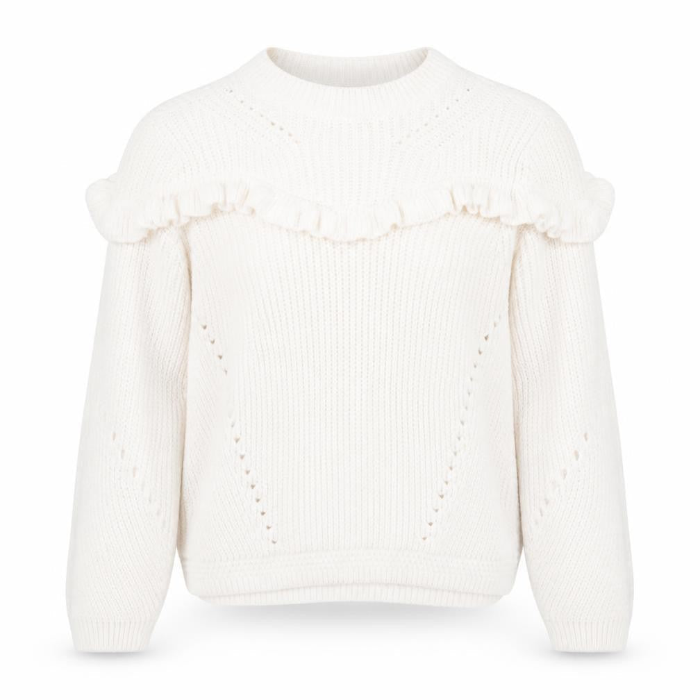 Womens UK Size 10 Per Una White Pullover Jumper