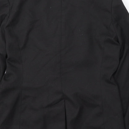 NEXT Womens Black  Polyester Jacket Blazer Size 10