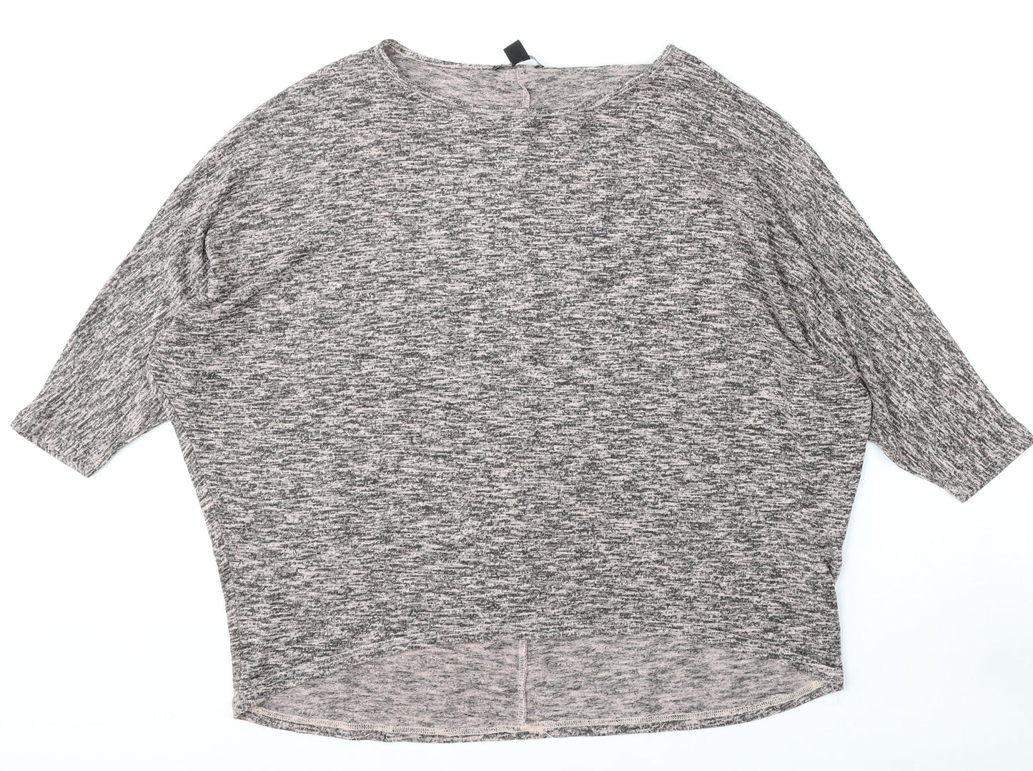 Womens UK Size L New Look Pink Pullover Jumper