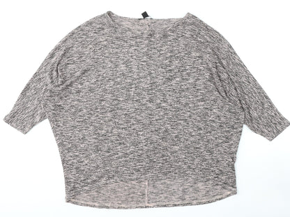 Womens UK Size L New Look Pink Pullover Jumper