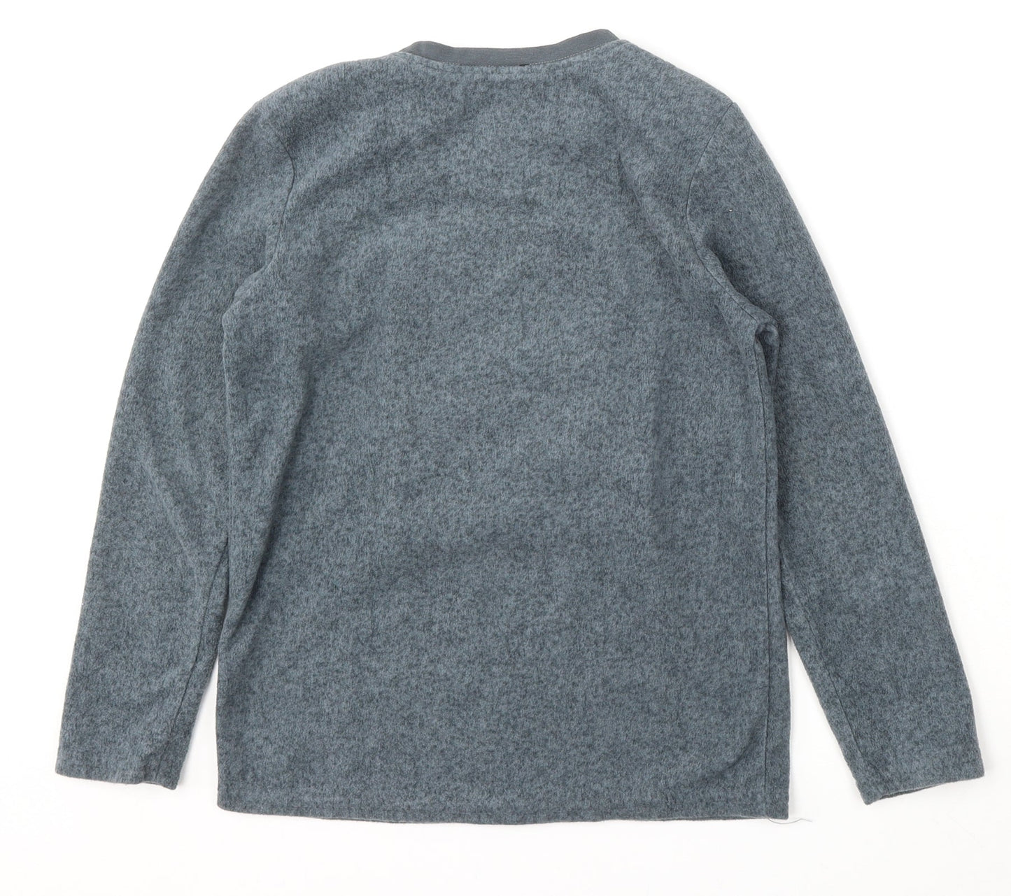 Primark Boys Grey Solid Polyester  Pyjama Top Size 9-10 Years   - star wars
