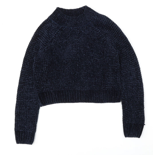 Womens UK Size M H&M Blue Pullover Jumper