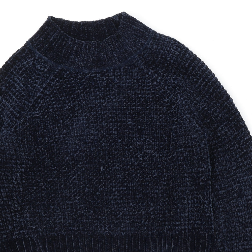 Womens UK Size M H&M Blue Pullover Jumper