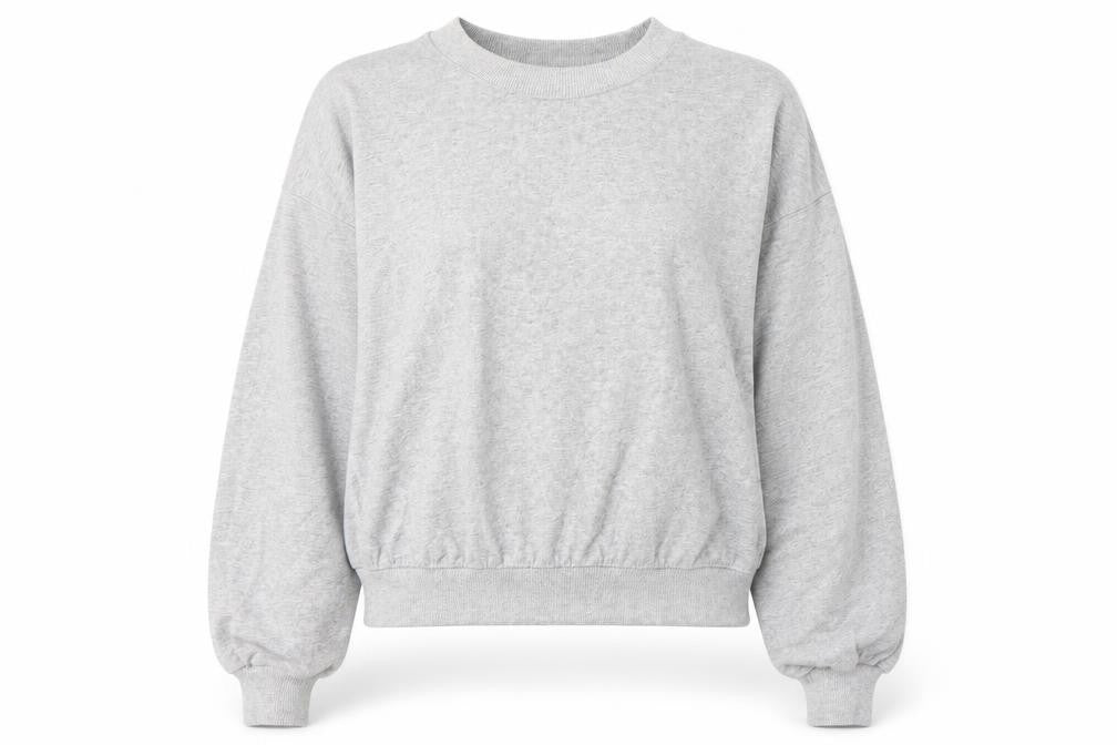 Womens UK Size L Pull&Bear Grey Pullover Sweatshirt