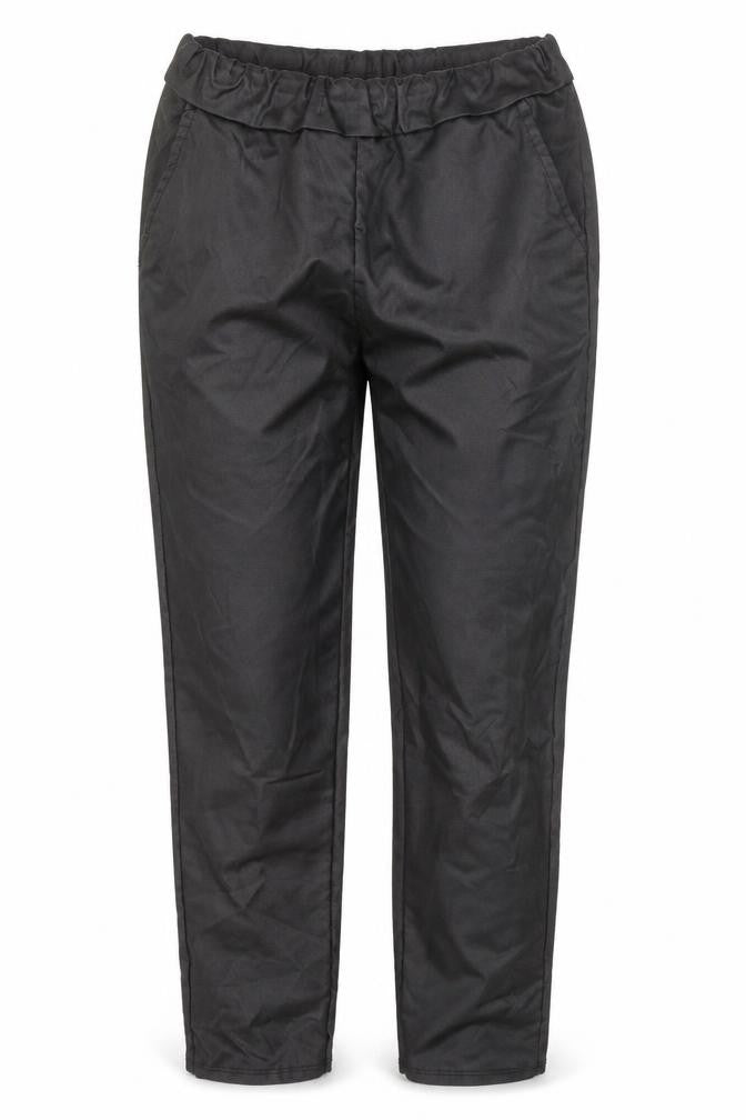 Womens UK Size 28 Preworn Regular Fit  Black Trousers