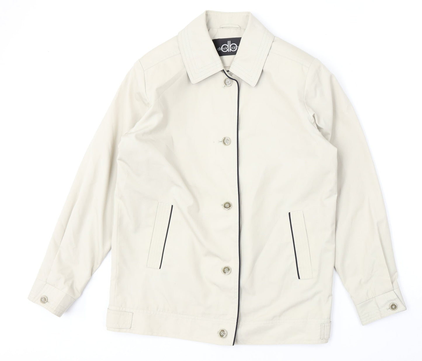 Womens UK Size 10 David Barry Beige Jacket
