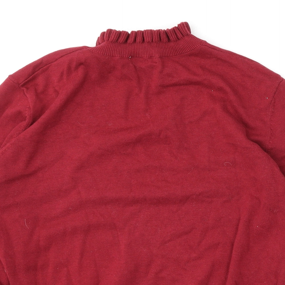Womens UK Size XL RR Red Pullover Jumper