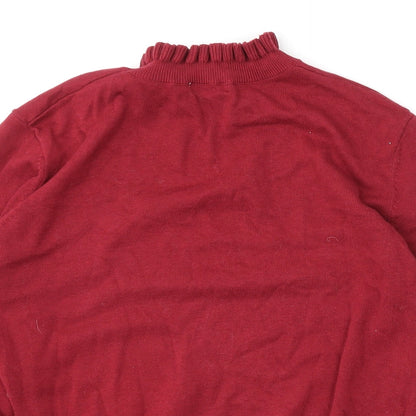 Womens UK Size XL RR Red Pullover Jumper