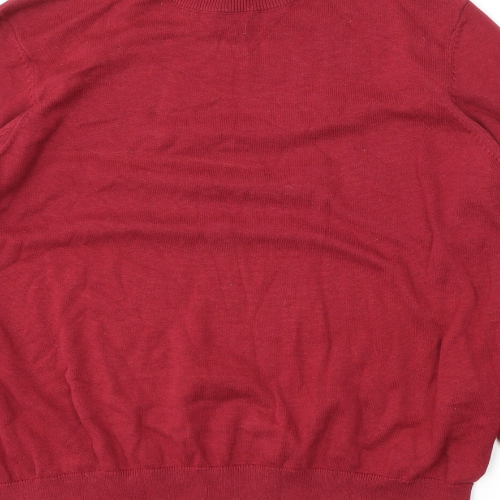 Womens UK Size XL RR Red Pullover Jumper