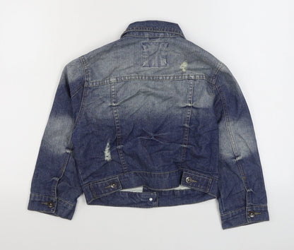 Primark Womens Blue   Jacket  Size 10  Button