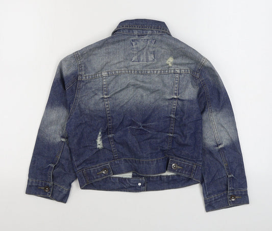 Primark Womens Blue   Jacket  Size 10  Button