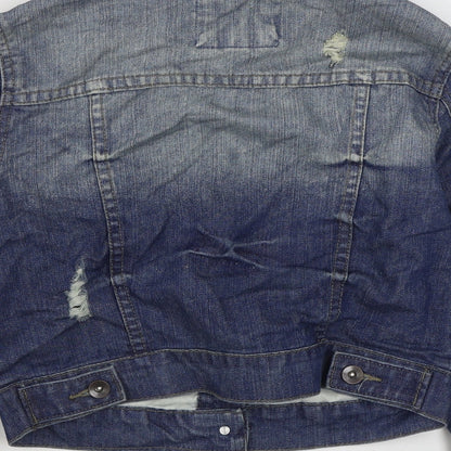 Primark Womens Blue   Jacket  Size 10  Button