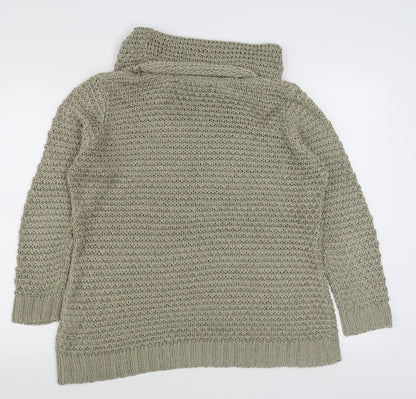 Womens UK Size S Platinum Beige Pullover Jumper
