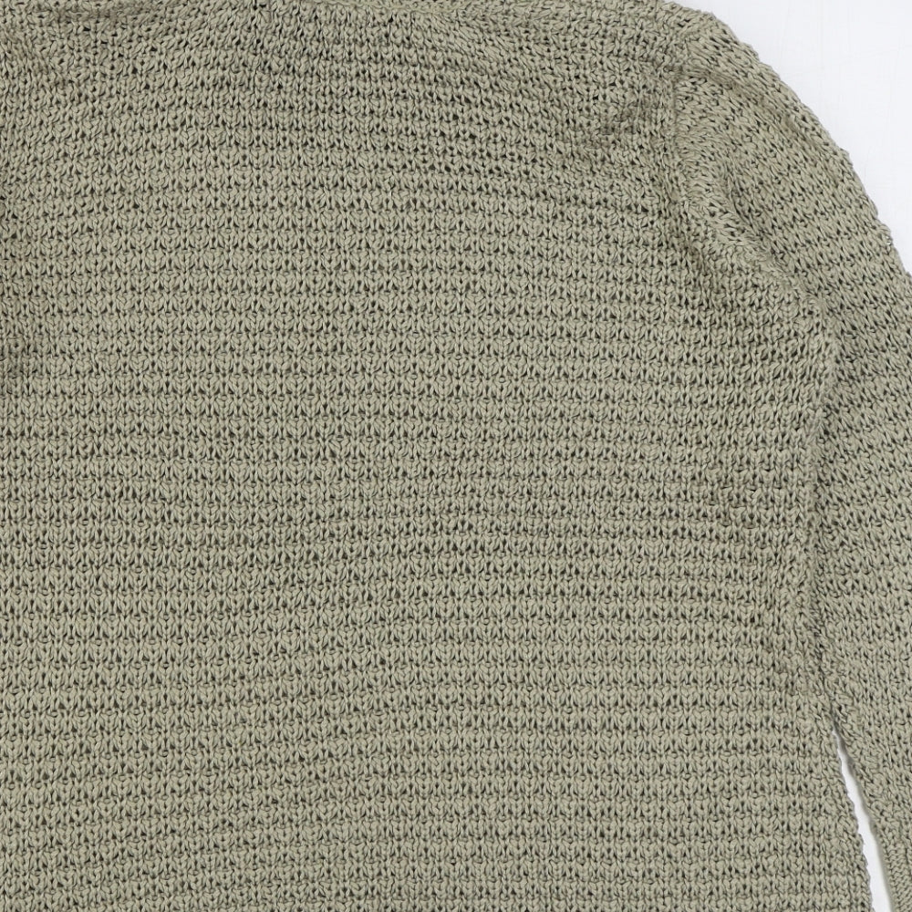 Womens UK Size S Platinum Beige Pullover Jumper