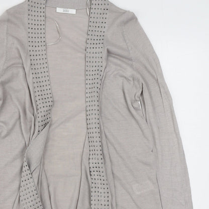 Womens UK Size 14 Garfield & Marks Beige Cardigan Jumper