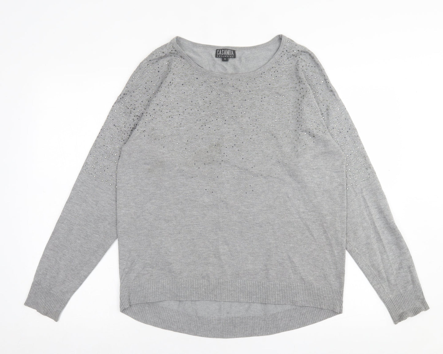 Womens UK Size M Casamia Grey Pullover Jumper