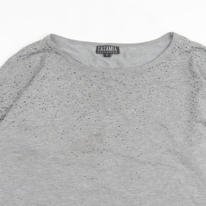 Womens UK Size M Casamia Grey Pullover Jumper