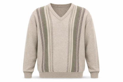 Mens UK Size M Greenwoods Brown Pullover Jumper