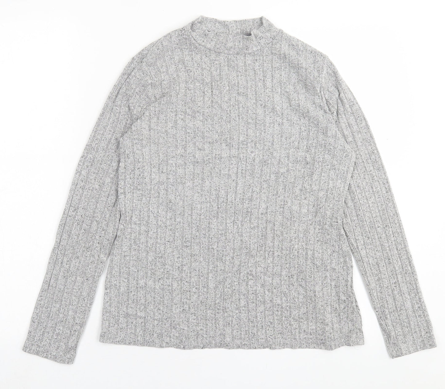 Womens UK Size 12 Papaya Grey Pullover Jumper