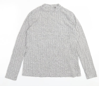 Womens UK Size 12 Papaya Grey Pullover Jumper