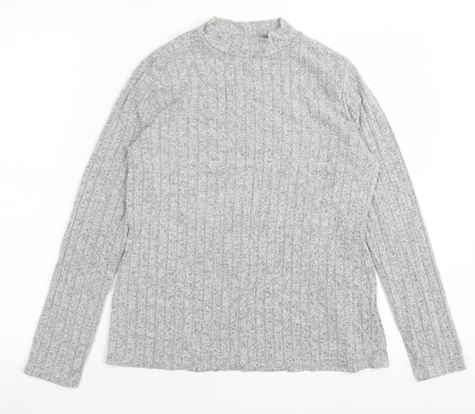 Womens UK Size 12 Papaya Grey Pullover Jumper