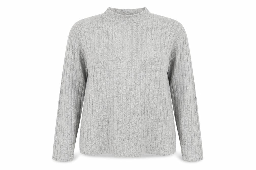 Womens UK Size 12 Papaya Grey Pullover Jumper