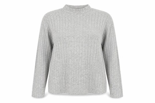 Womens UK Size 12 Papaya Grey Pullover Jumper